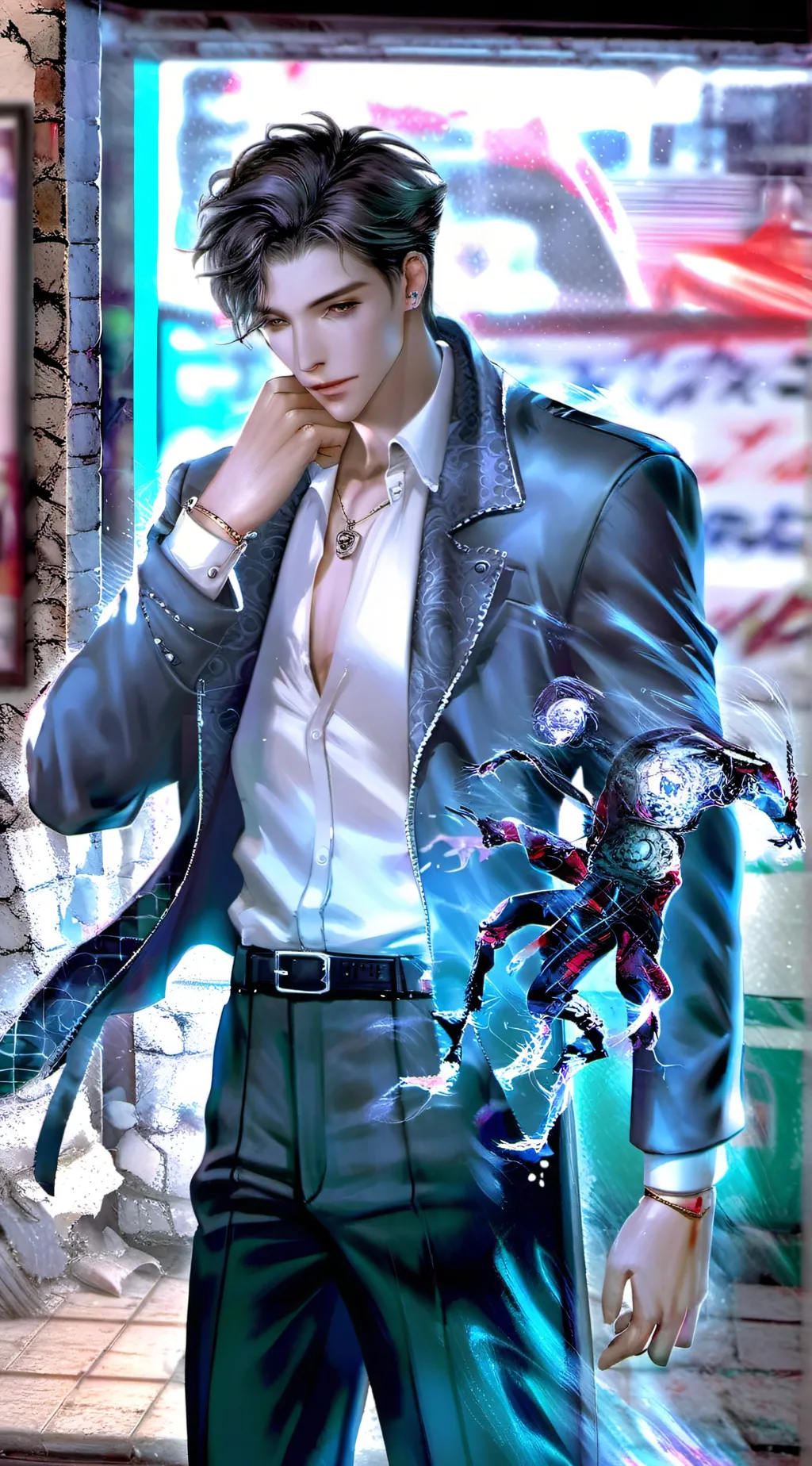 ai character: Corbin  background