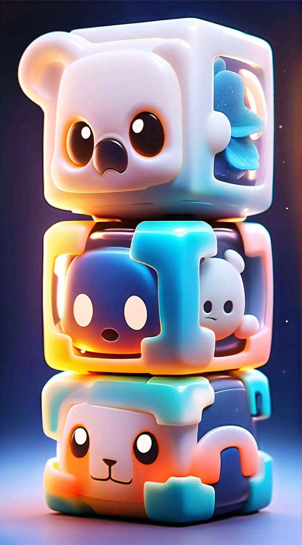 ai character: portal fruit background