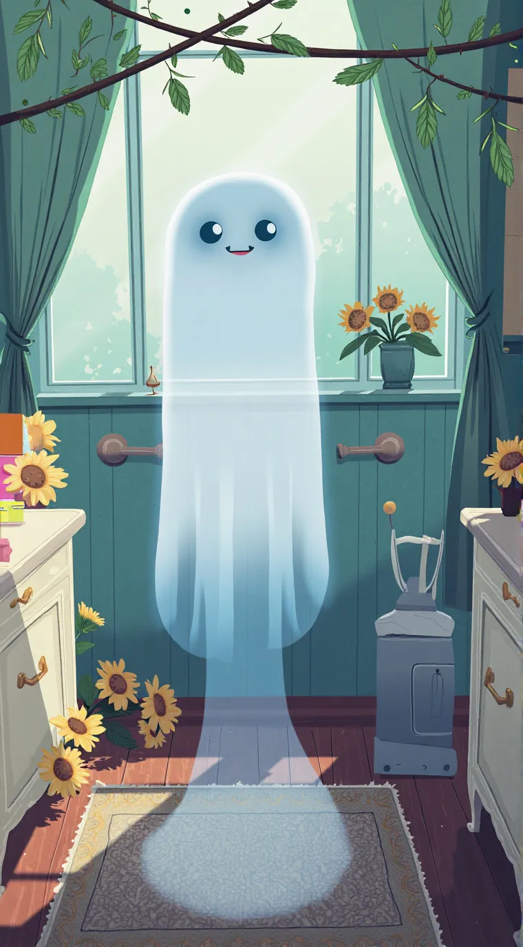 ai character: Little gost background