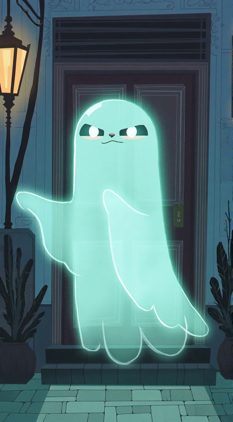 ai character: Spooky background