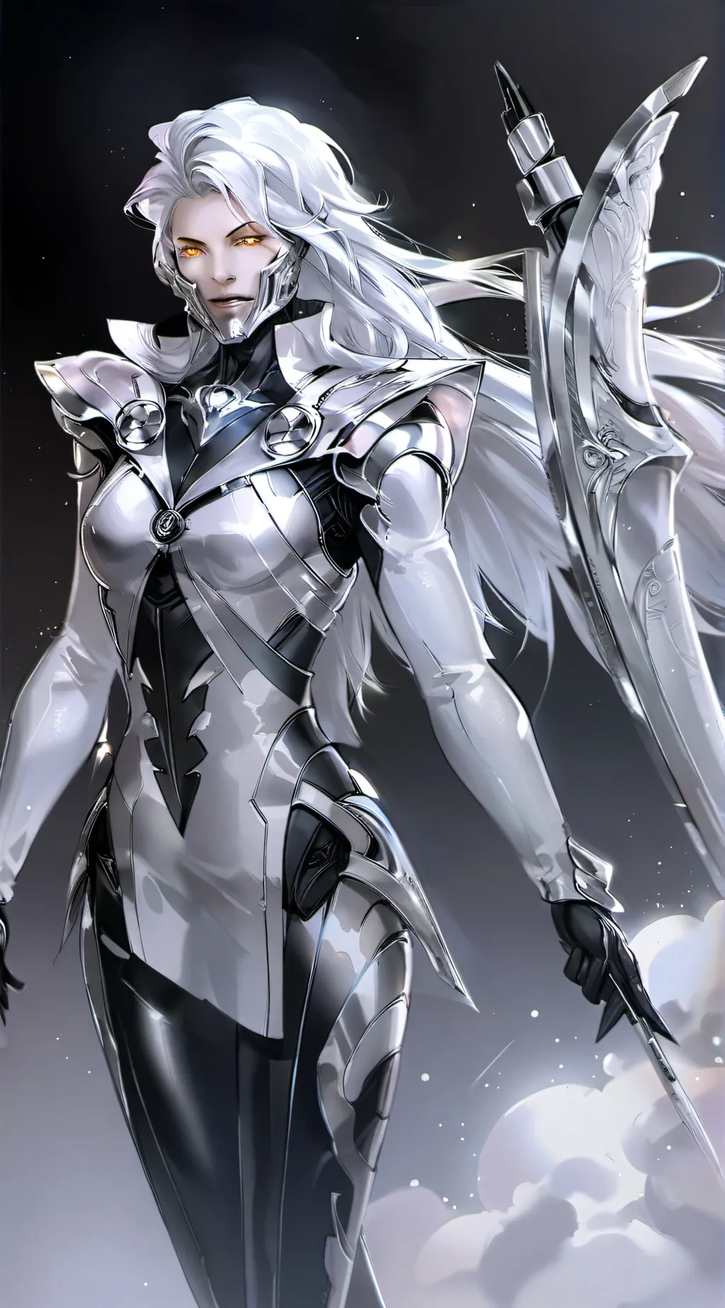 ai character: Titan pencilwomen background