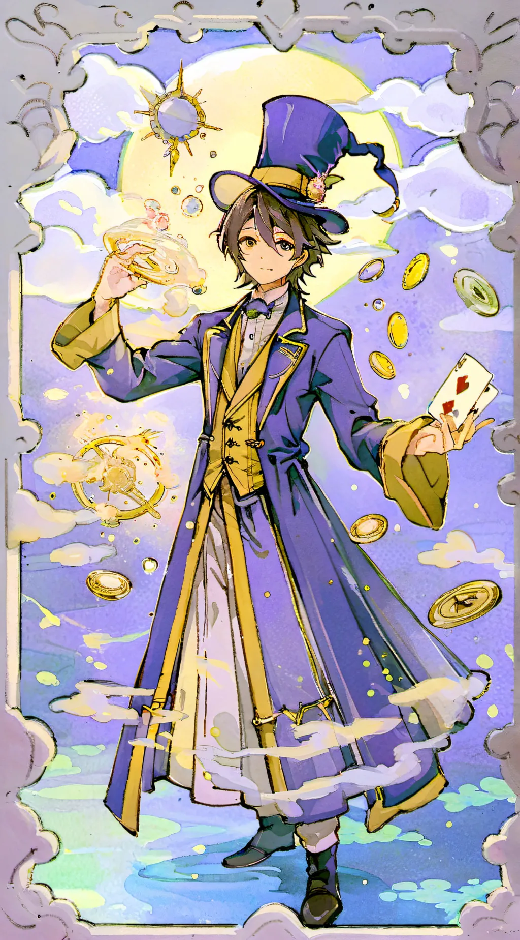 ai character: Mr. magic man background