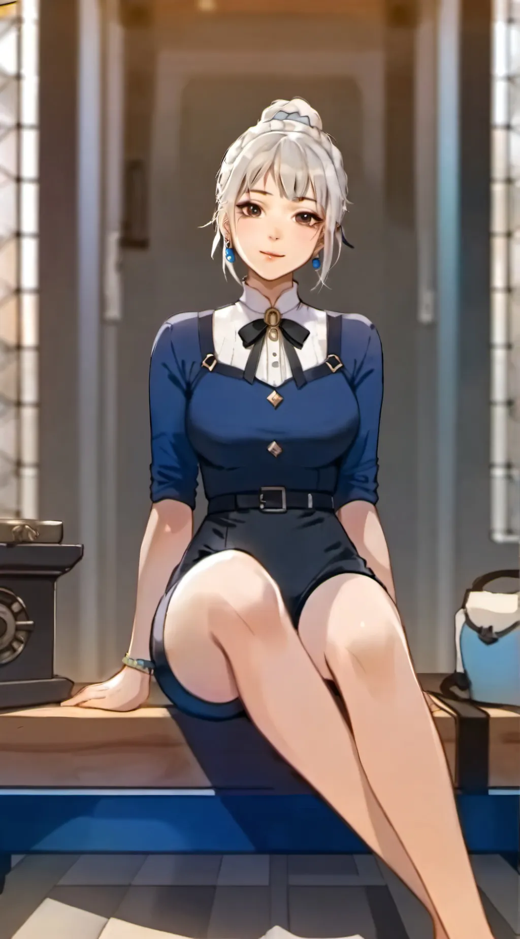 ai character: Shara body swap  background