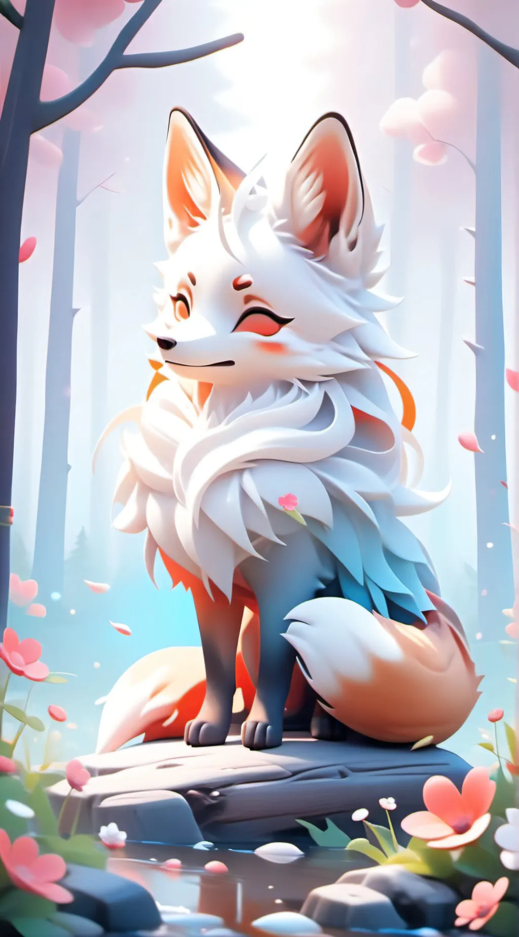 ai character: Art hub background