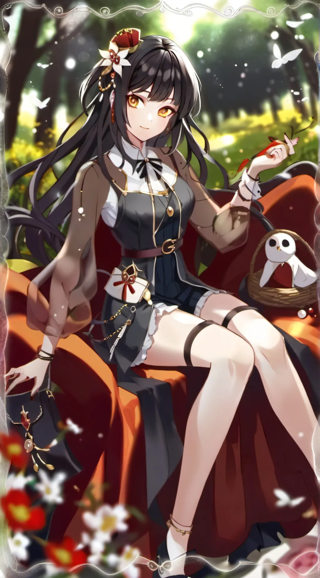 ai character: popular girl background