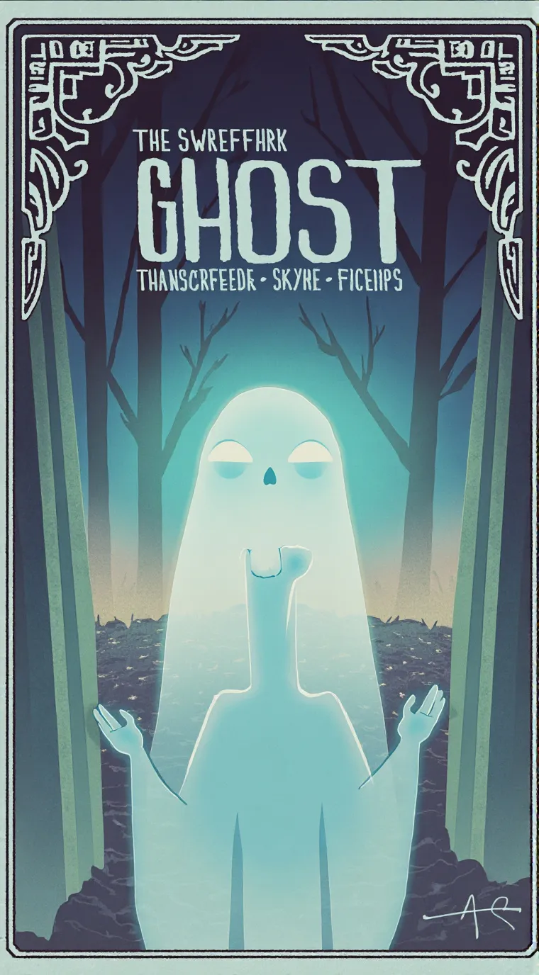 ai character: Призрак background