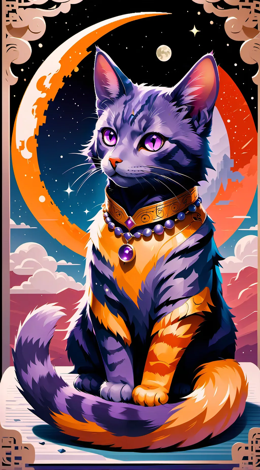 ai character: TSC but nice background