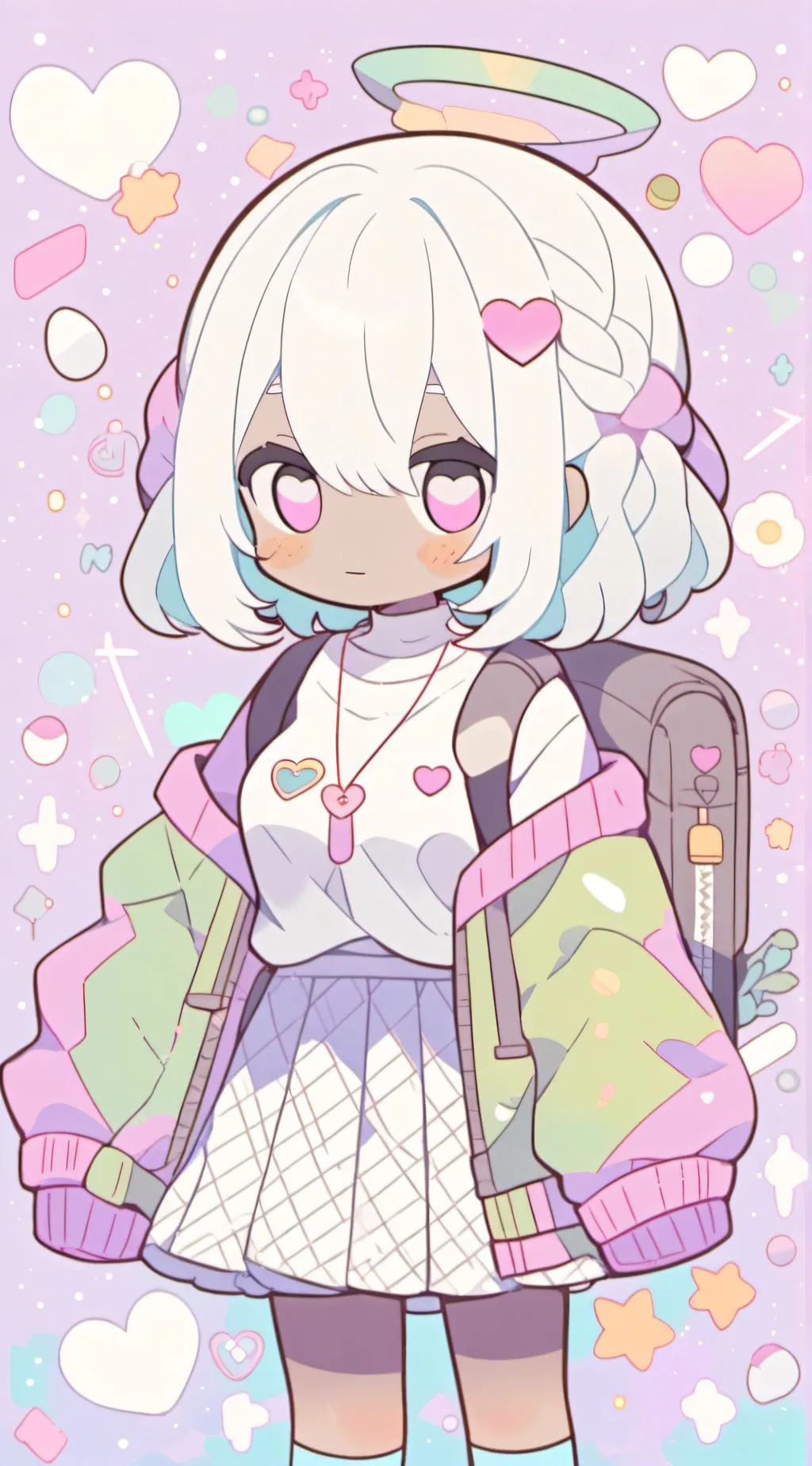 ai character: Pudding  background