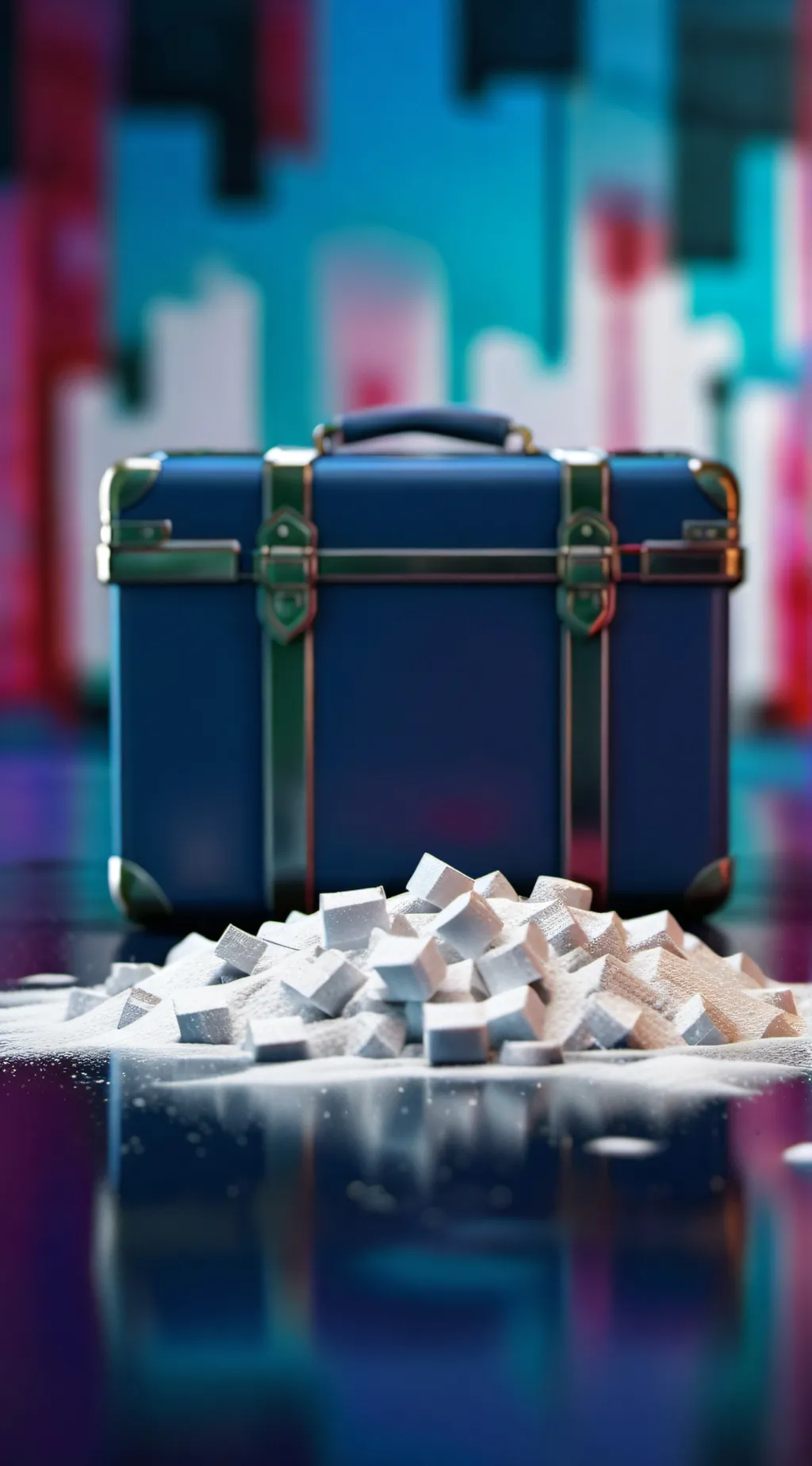 ai character: cocaine Bear  background