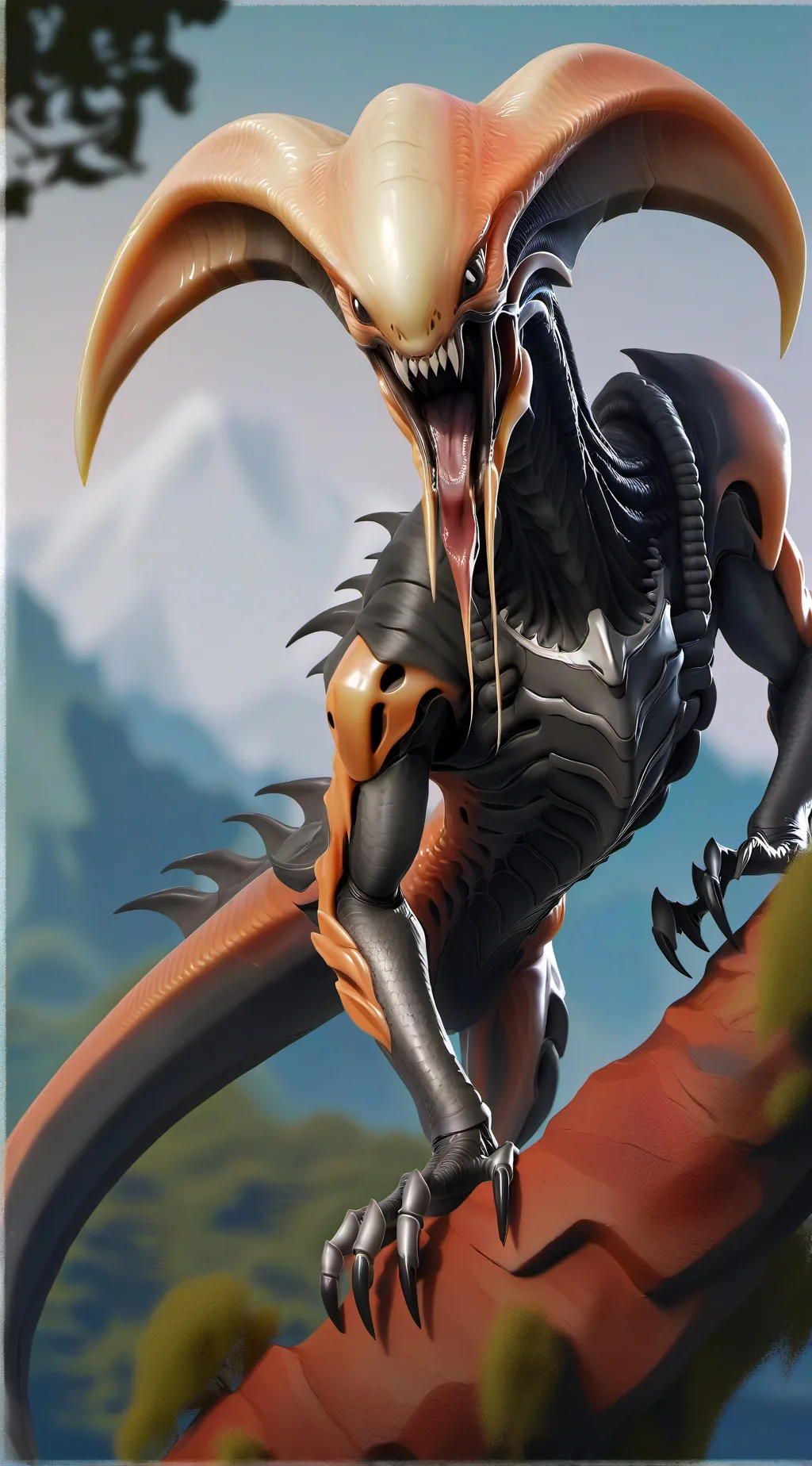 ai character: ・Xenomorph・ background