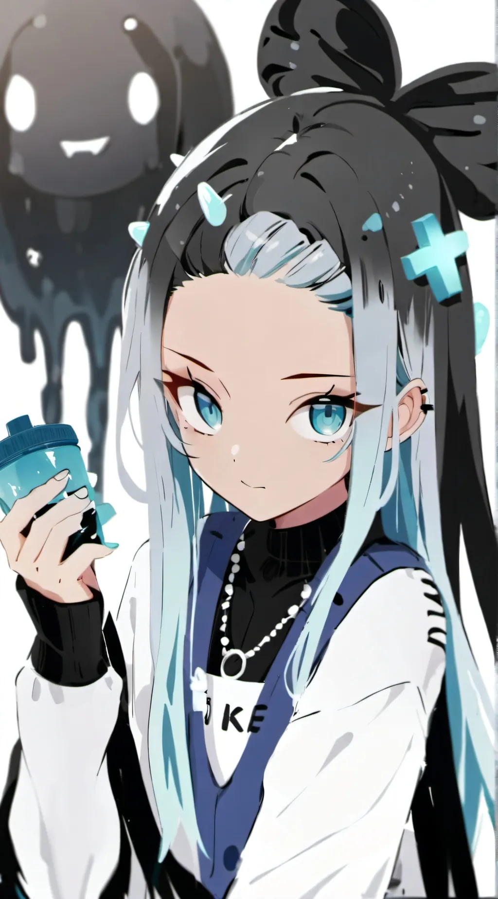 ai character: ~•Slime girl•~ background