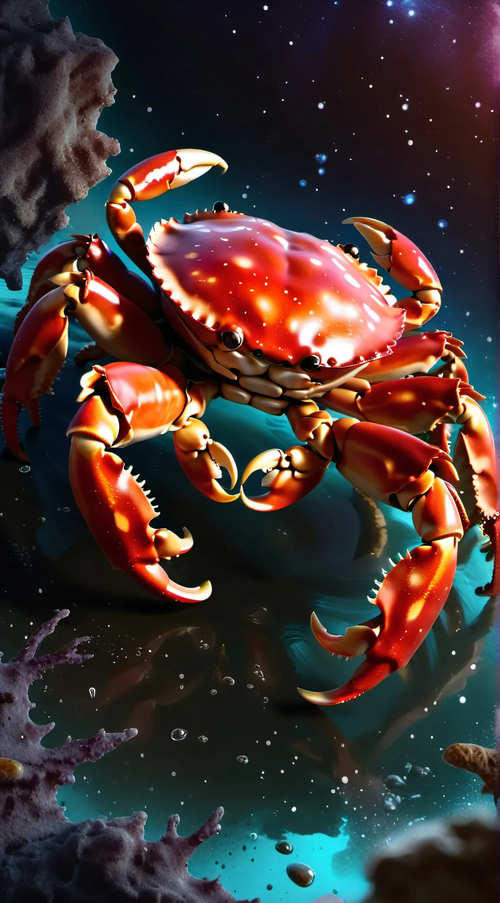ai character: Crab boss background