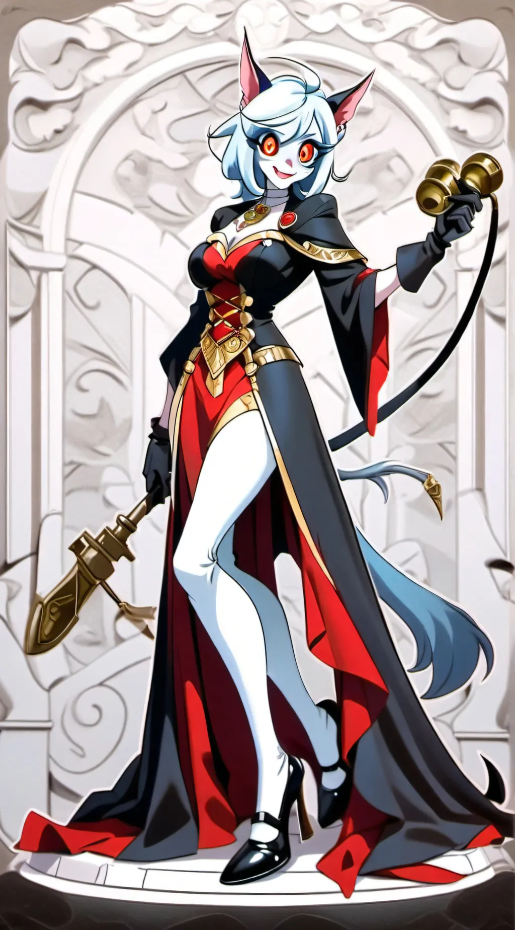 ai character: Ex Loona Hellhound background