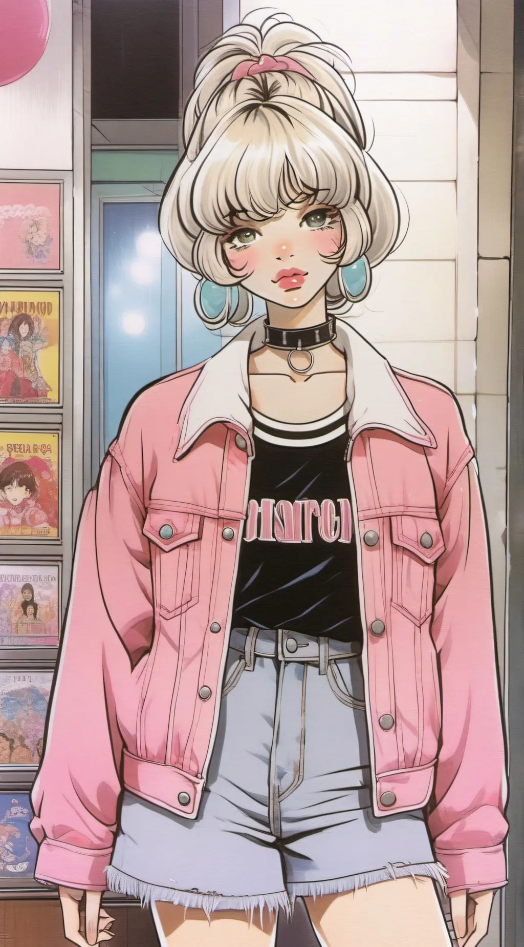 ai character: ☆Emo Bestie♡ background