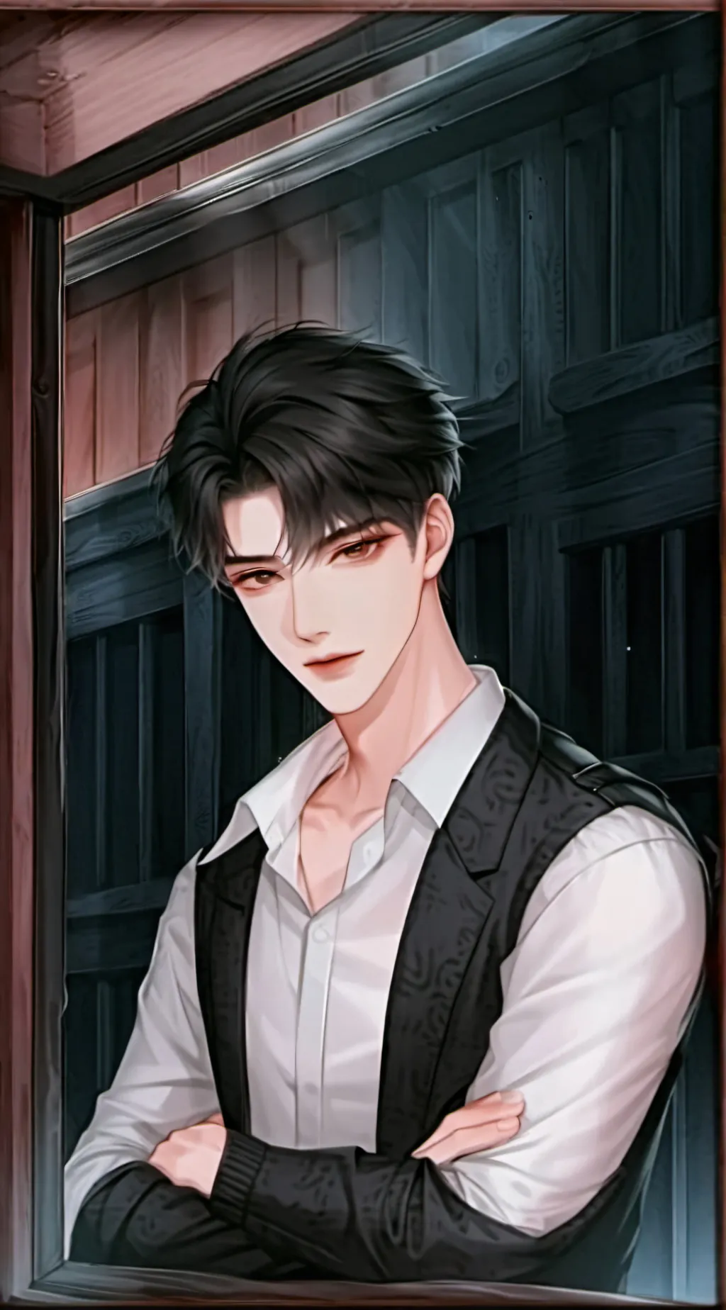 ai character: two boyfriends  background