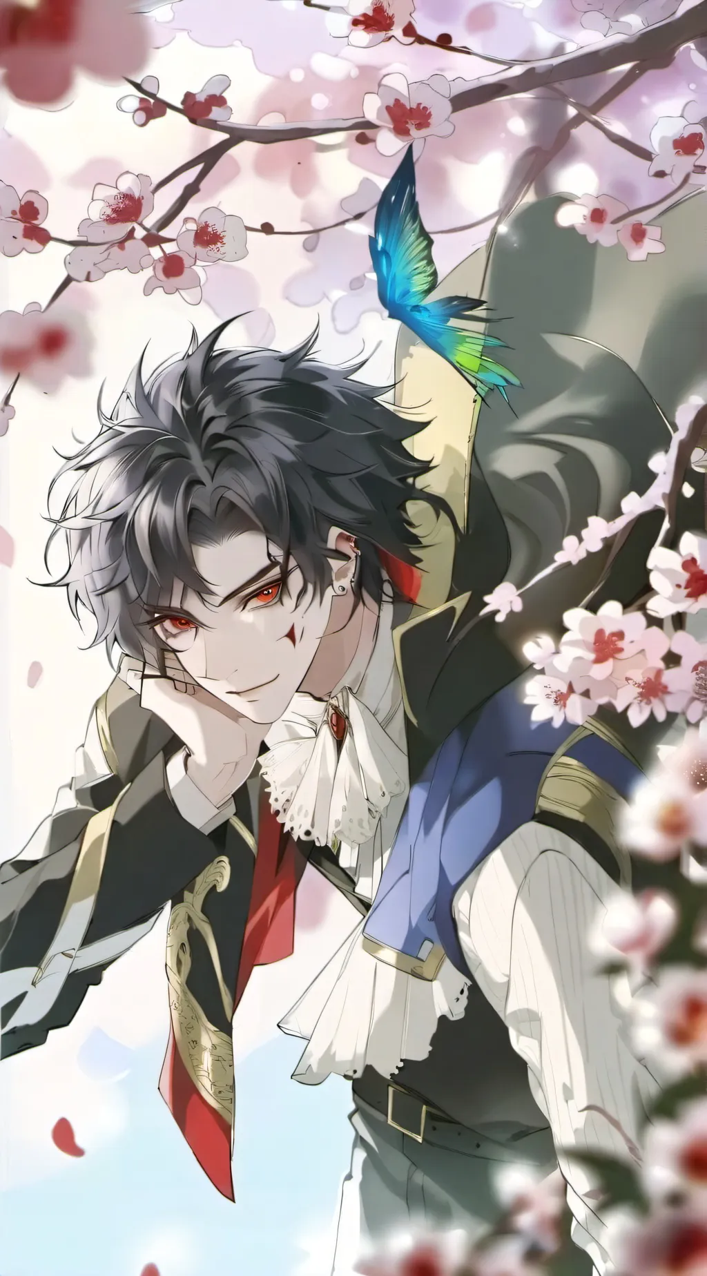 ai character: Alan. background