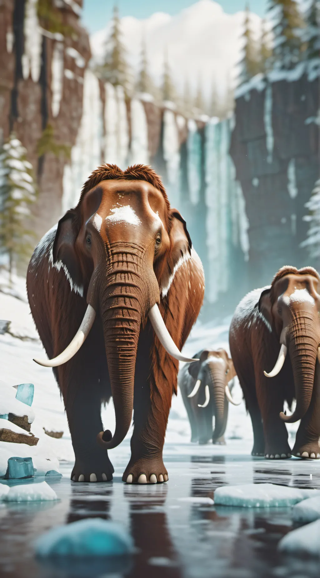 ai character: Ice Age background