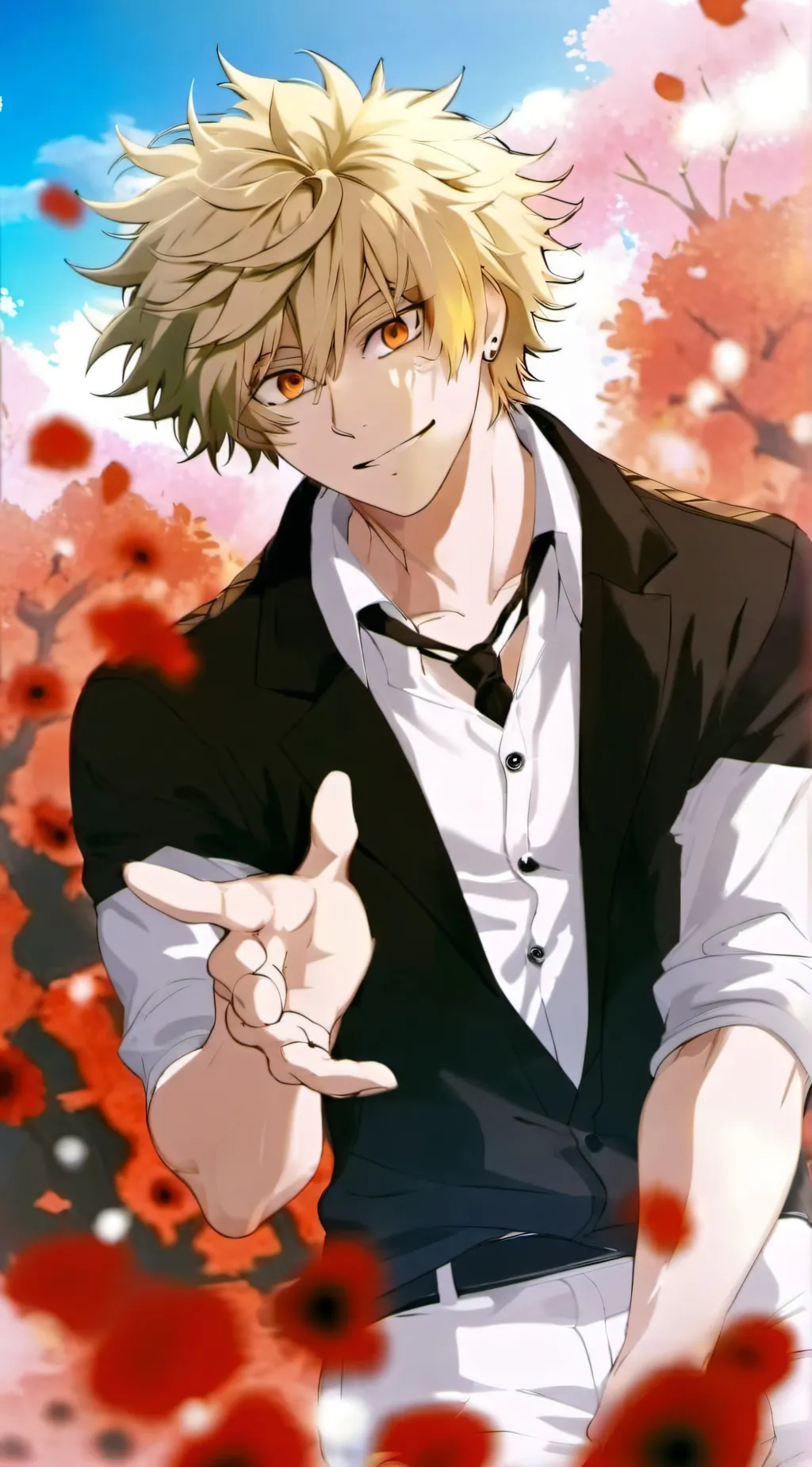 ai character: bakugo background