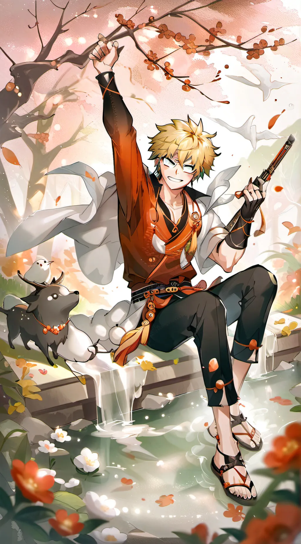 ai character: Bakugo background