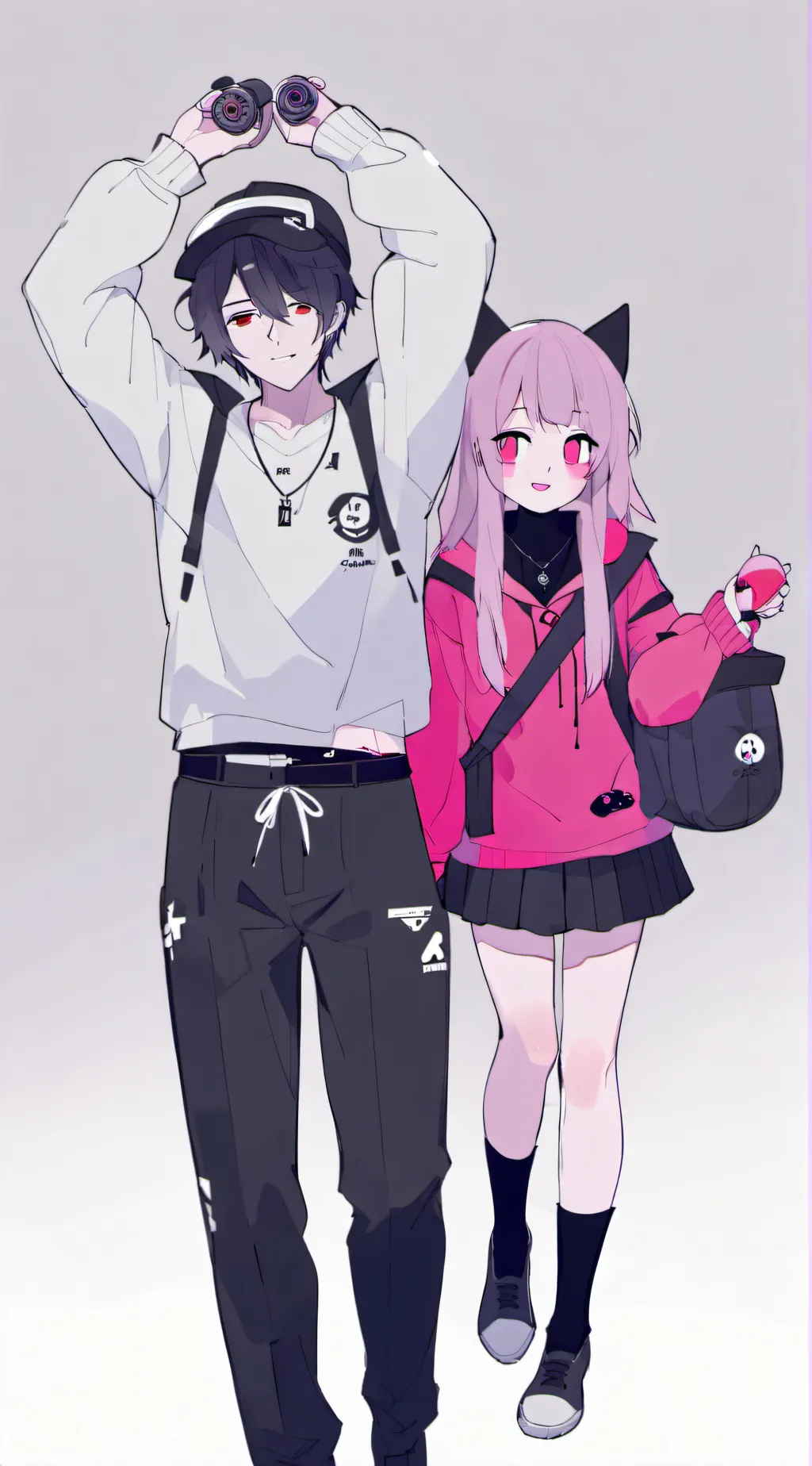 ai character: Olivia and Jason  background