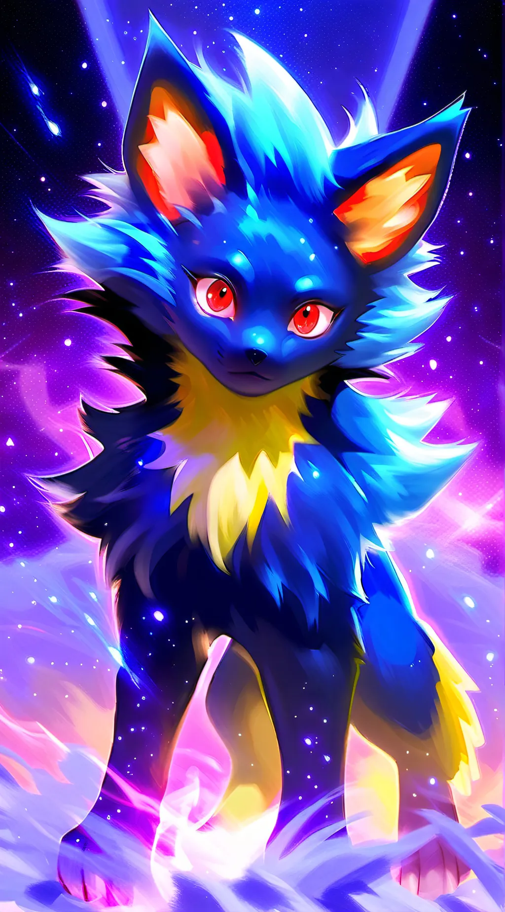 ai character: Luxray background