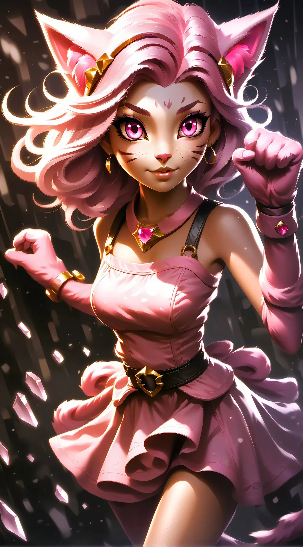 ai character: uwu cat game!  background