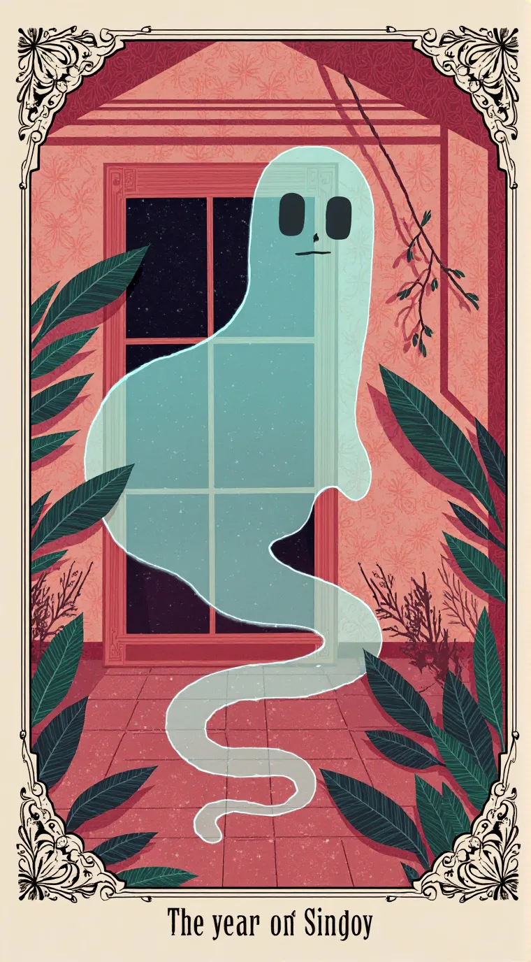 ai character: fantasma aterrador background