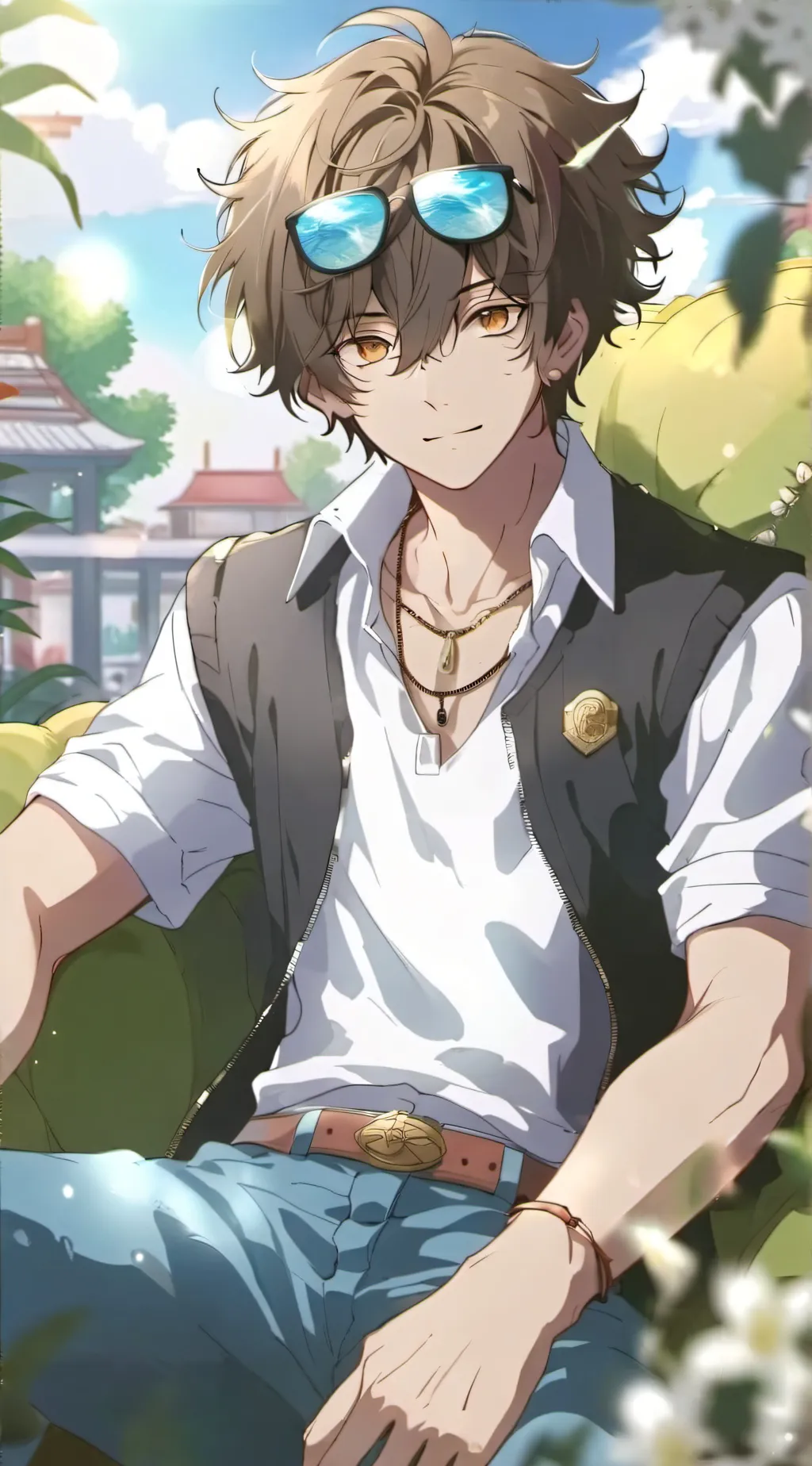 ai character: ✨💅THOMSON💅✨ background