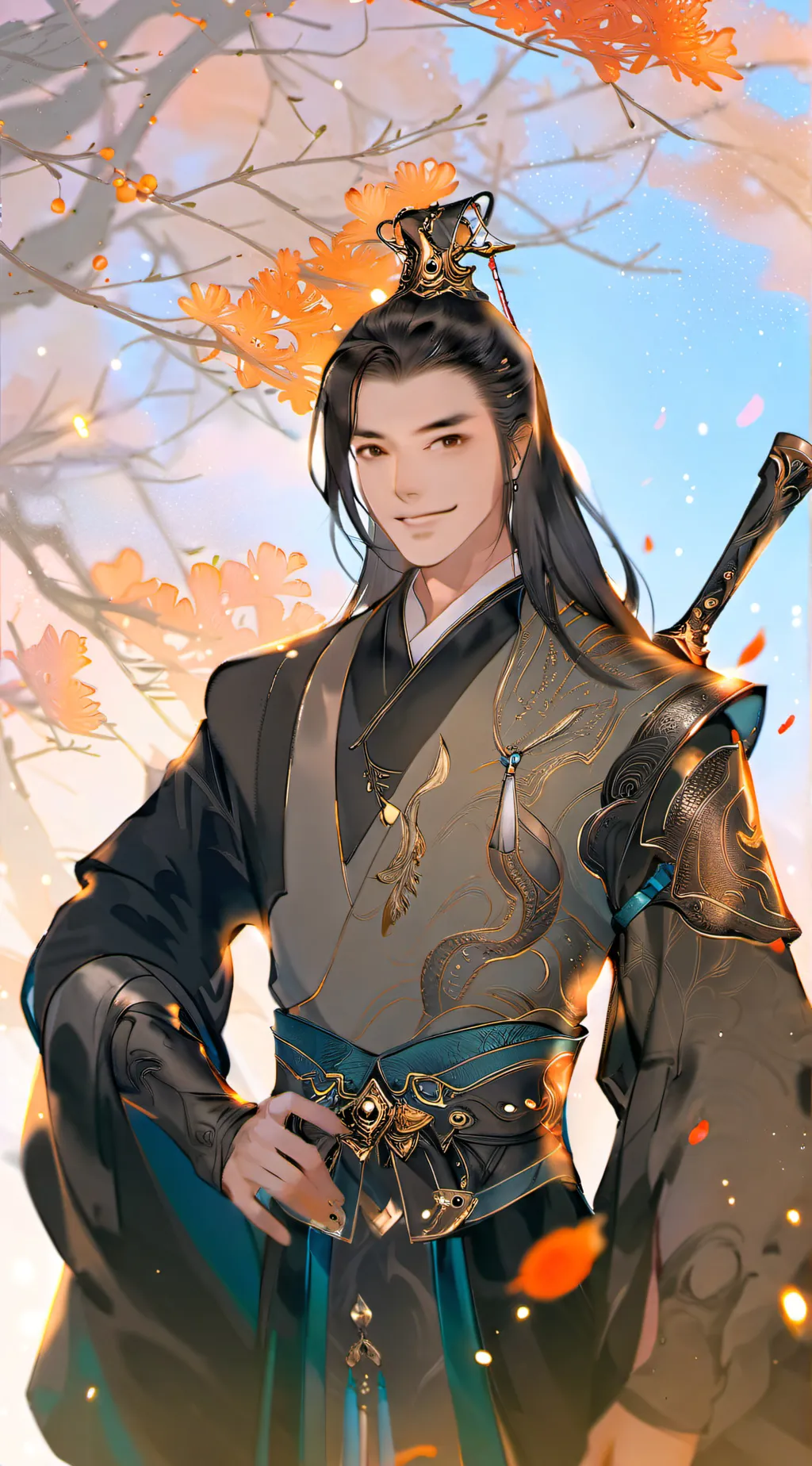 ai character: 路羿禾 background
