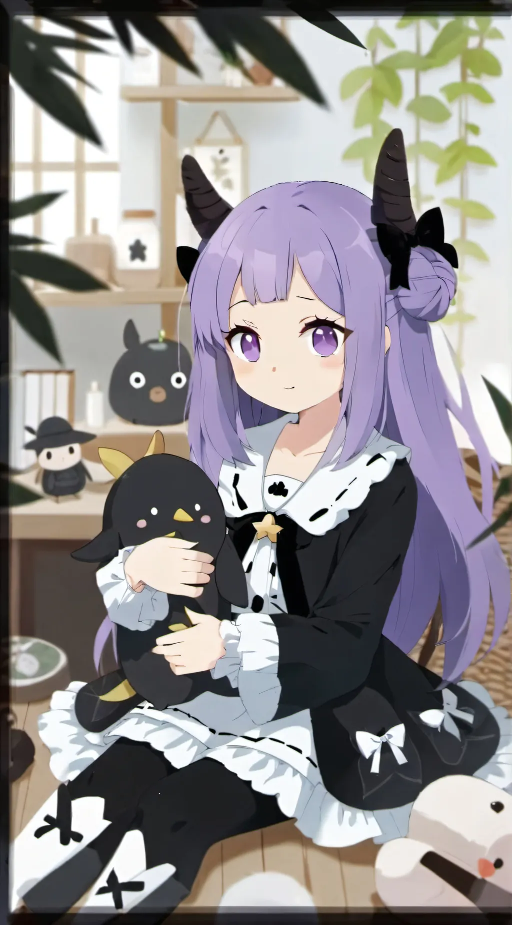 ai character: mha x you house background