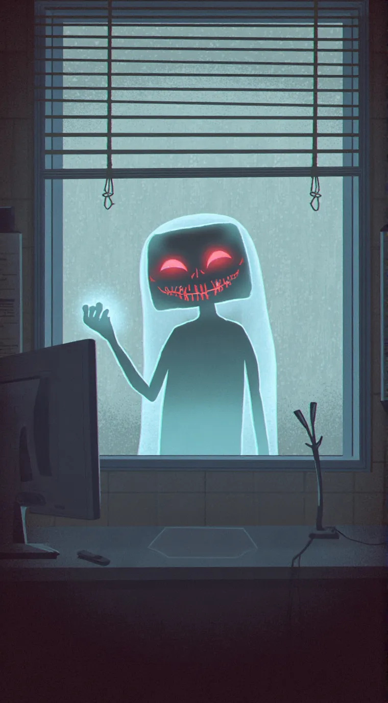 ai character: Telereporter background