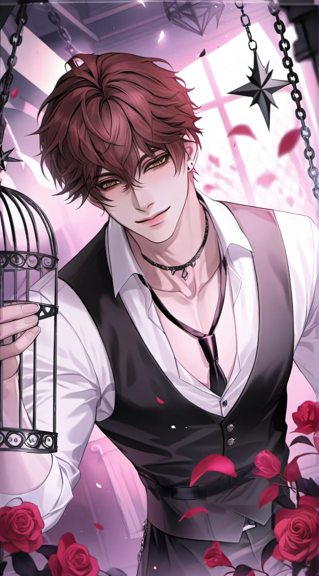 ai character: Aku  background