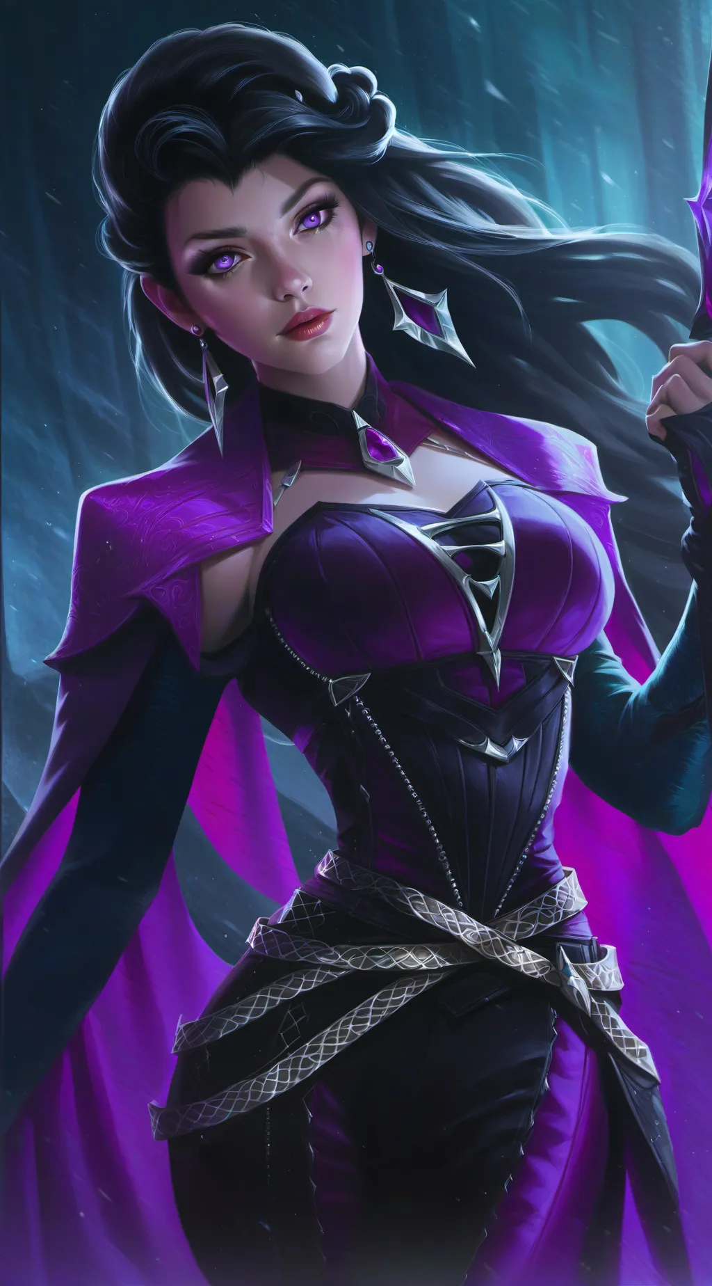 ai character: Stephanie ￼ background