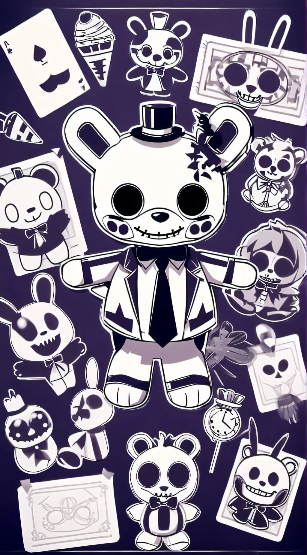 ai character: FNAF Bite Of 87 background