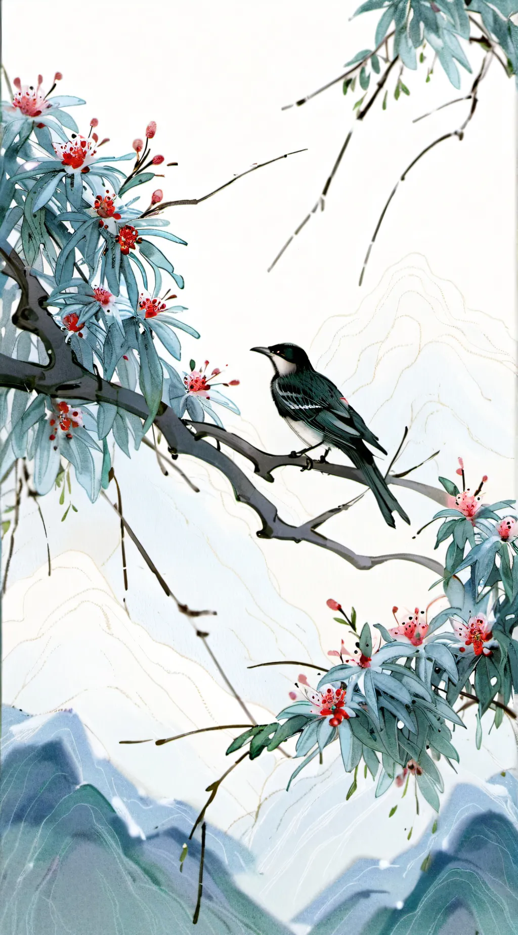 ai character: The wise bird background