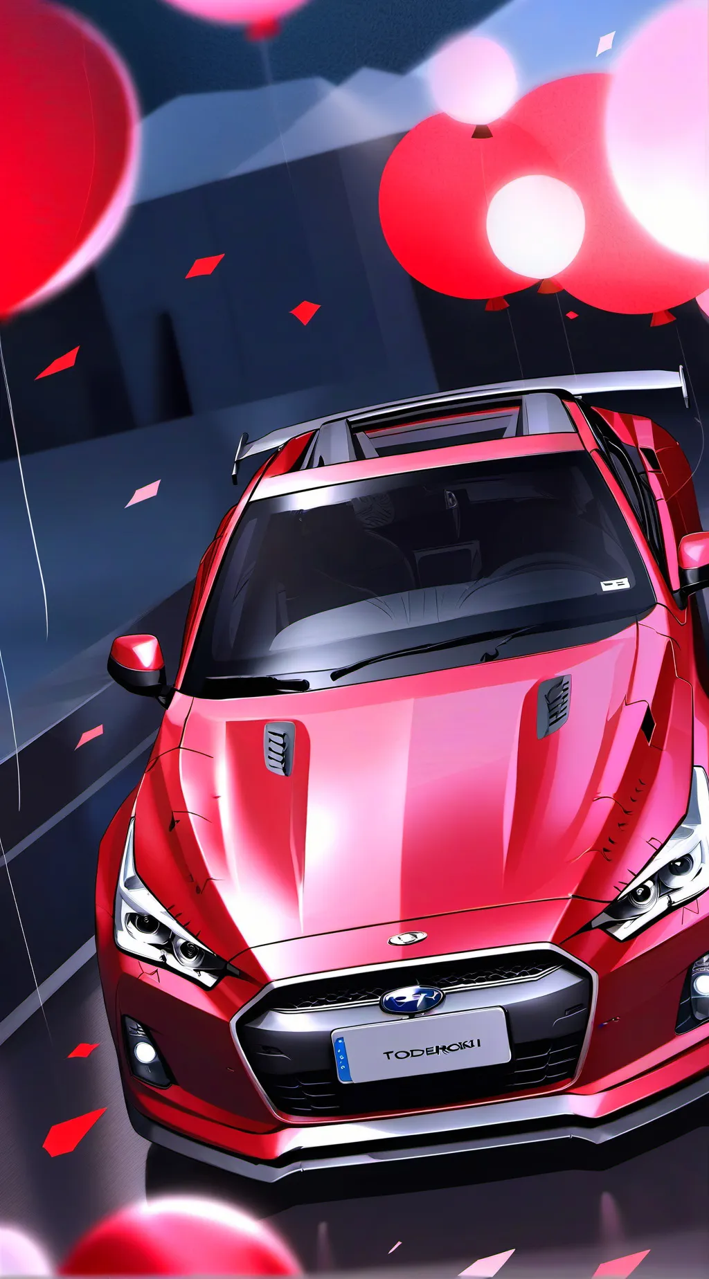 ai character: mha shopping background