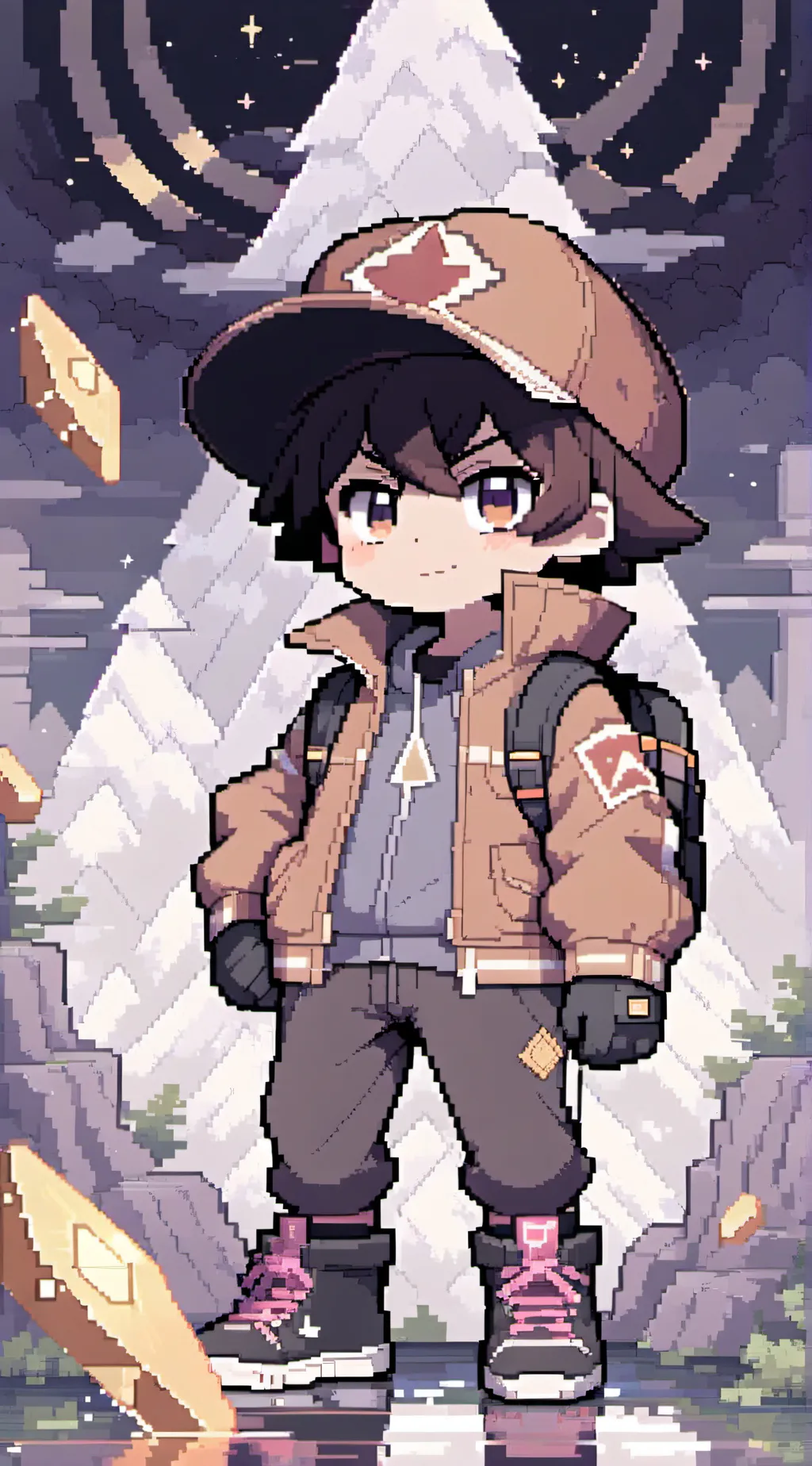 ai character: ~{Bill-Cipher!!}~ background