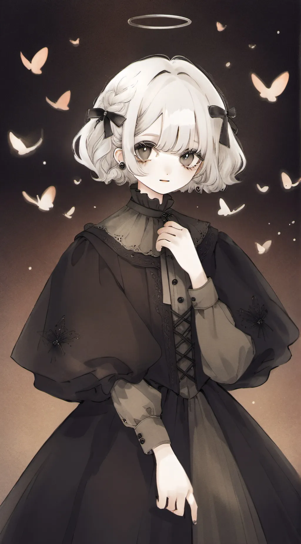 ai character: Luna background