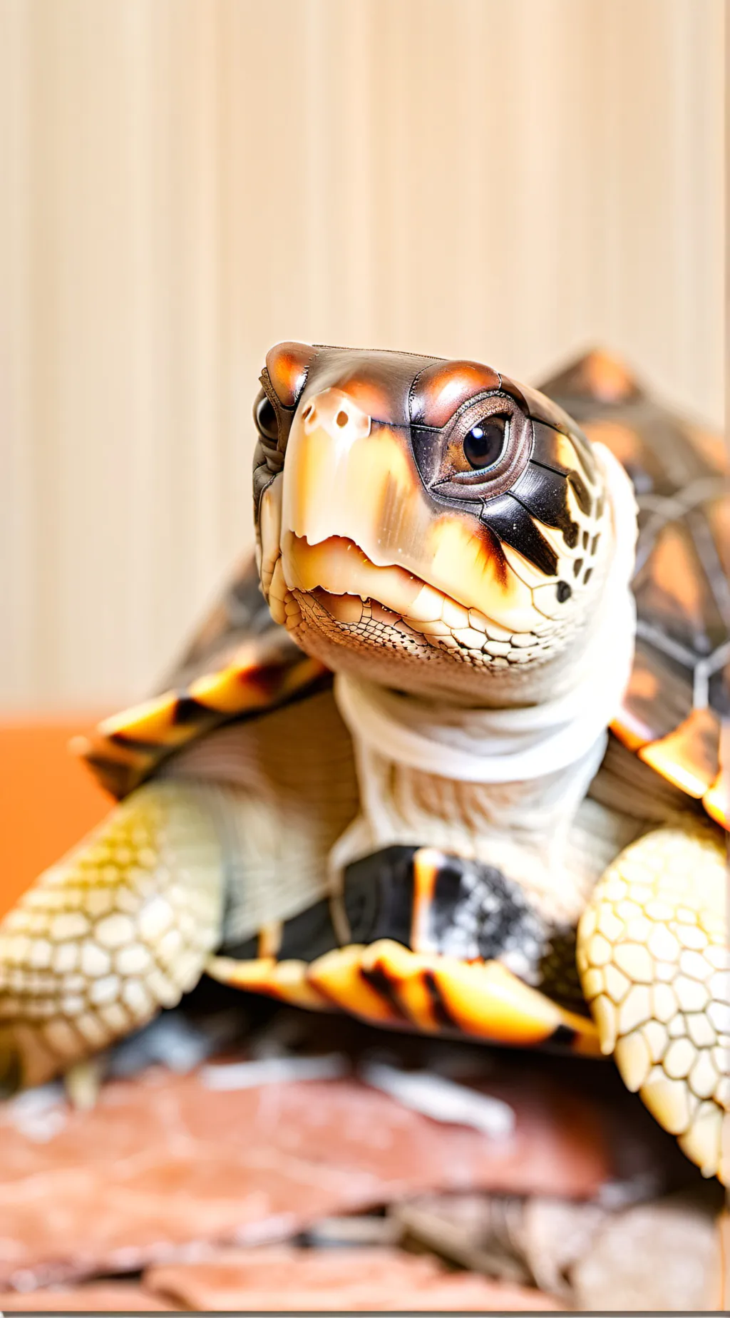 ai character: british turtle background