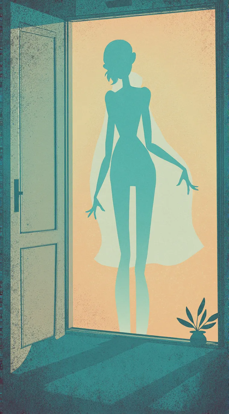 ai character: Whispering ghost  background