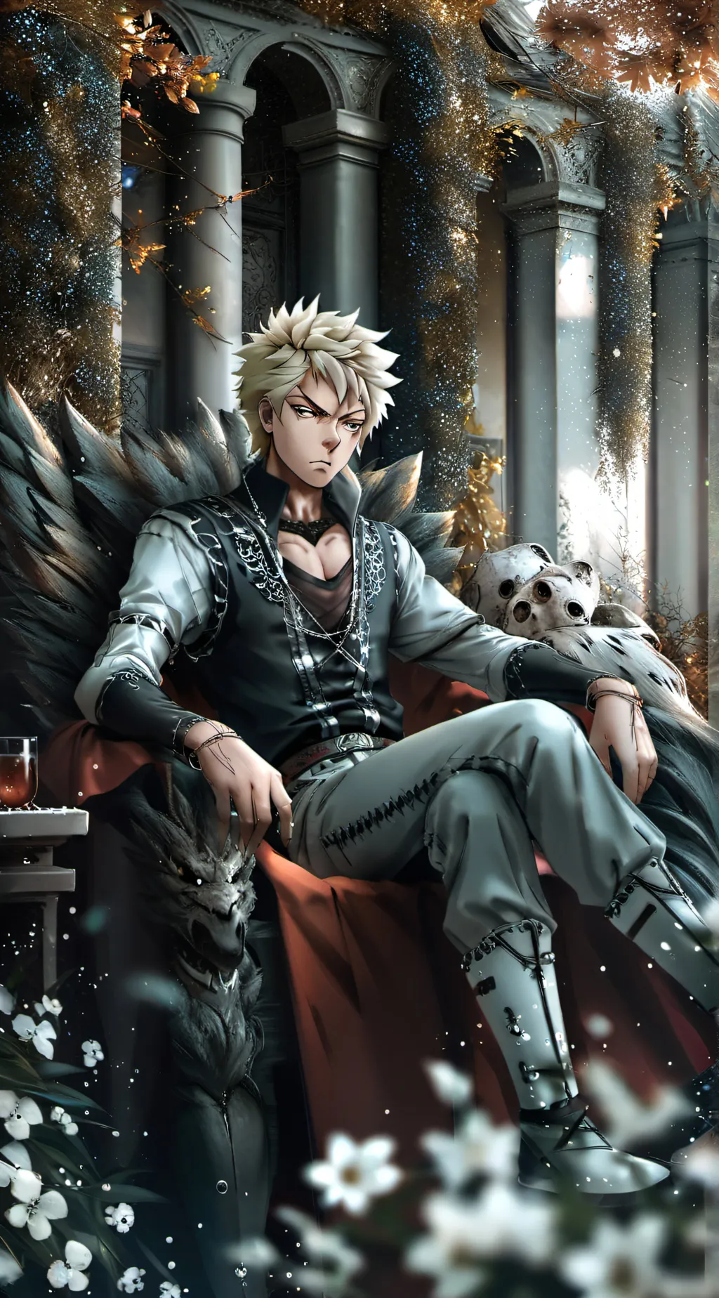 ai character: King bakugo background