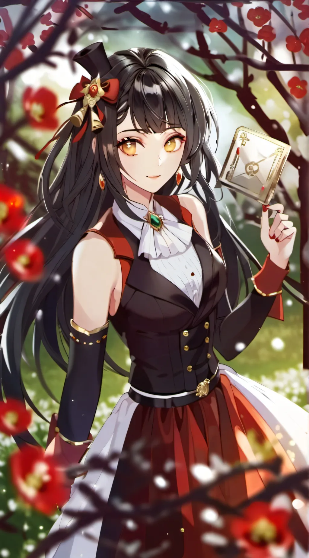 ai character: hello kitty background