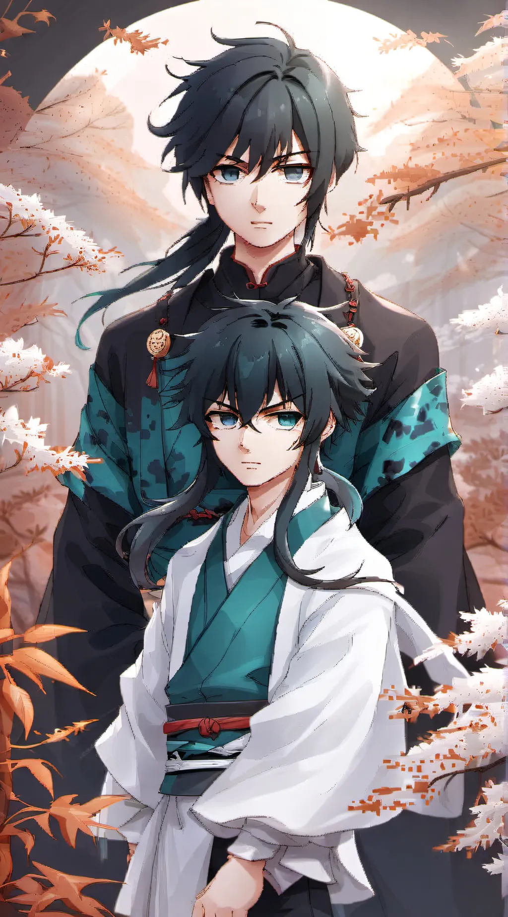 ai character: Muichiro and U :D background