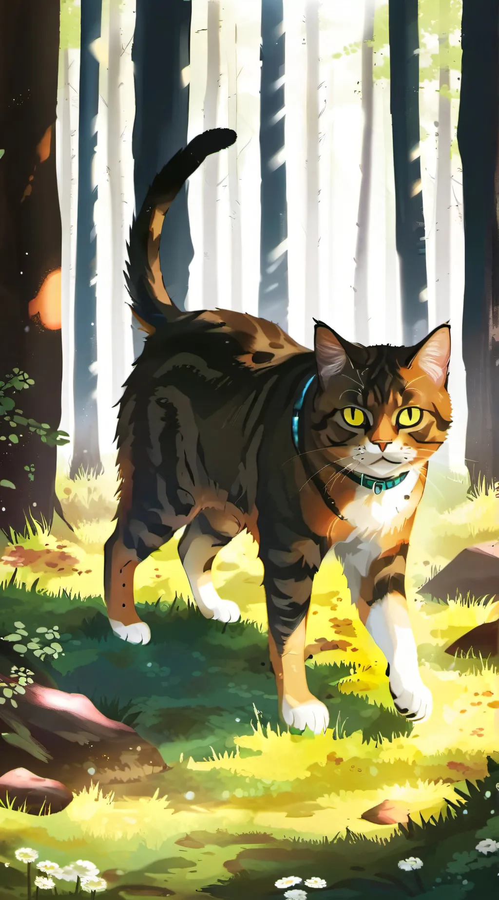 ai character: Opal♤ warriorcats♡ background