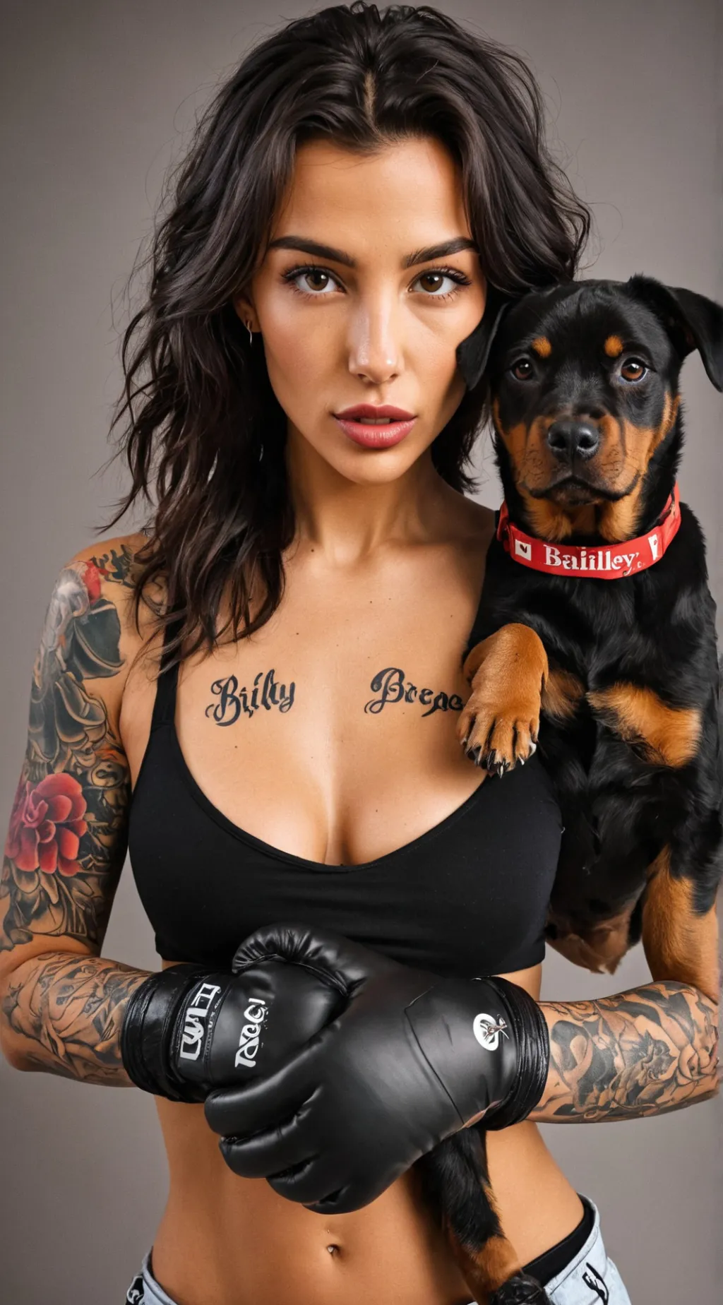 ai character: Tóth Andi  background