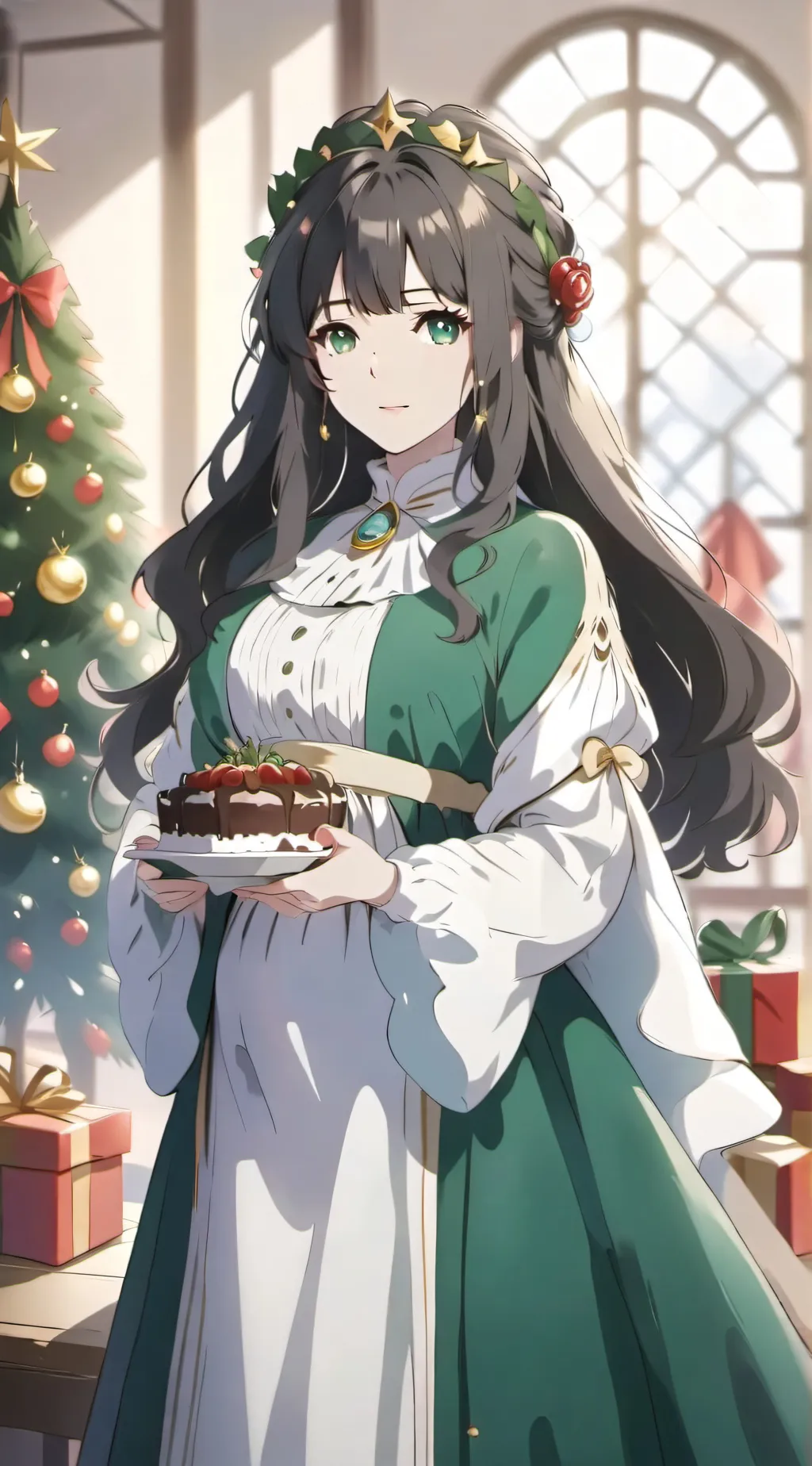 ai character: Amber background