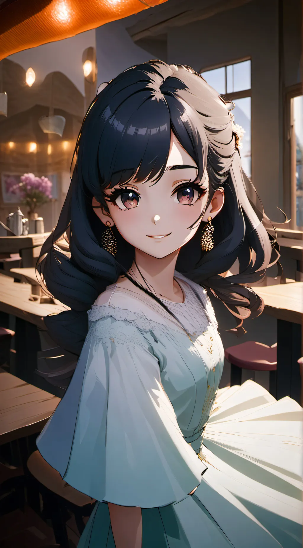 ai character: Elara background