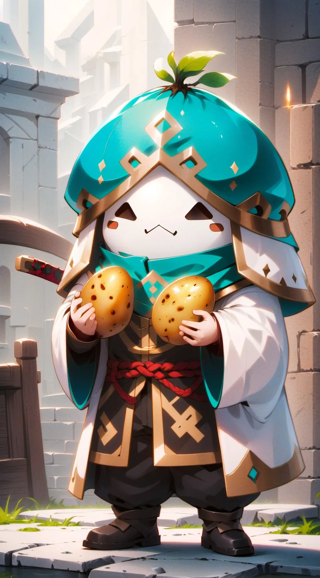 ai character: adventure time background