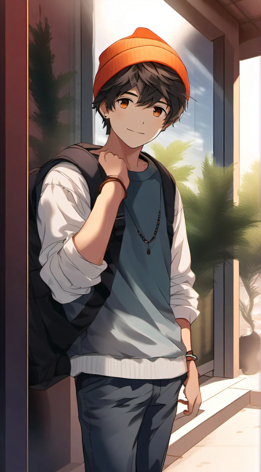 ai character: Evan background