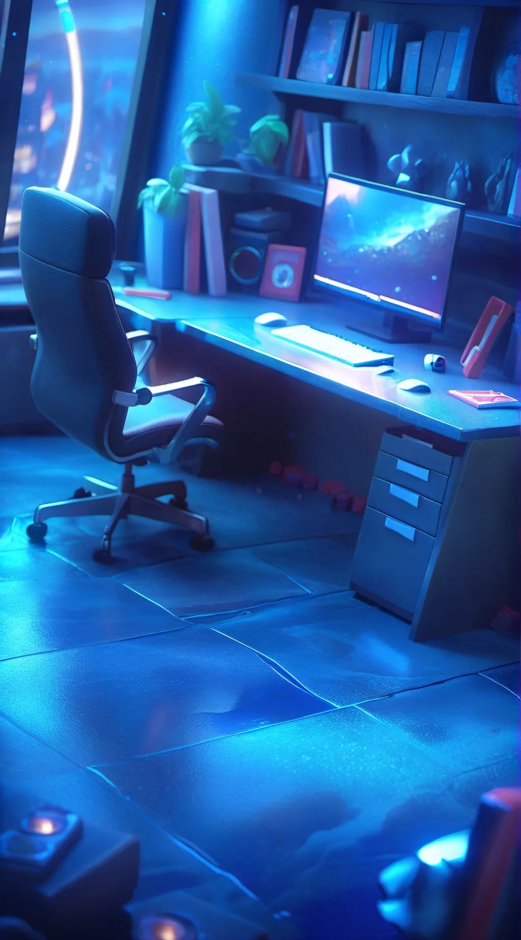 ai character: Rama and Friends  background